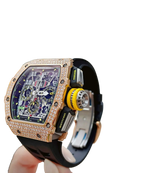 RM 11-03 Flyback Chronograph Diamond Set Rose Gold