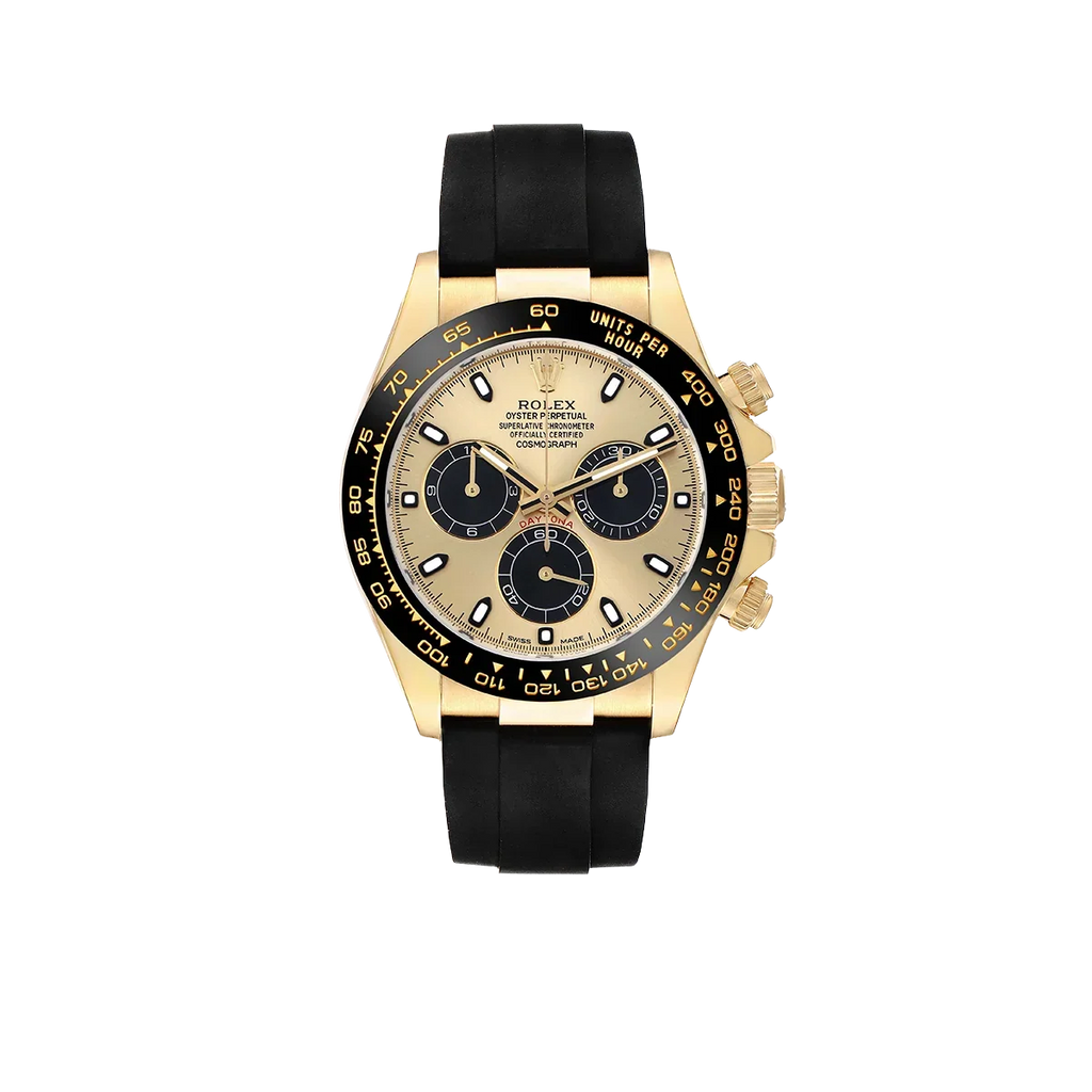 Daytona Pikachu 40mm Yellow Gold Champagne Dial Mens Watch 116518