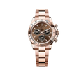 Daytona 40mm Everose Gold Chocolate Dial Mens Watch 126505-0005 New