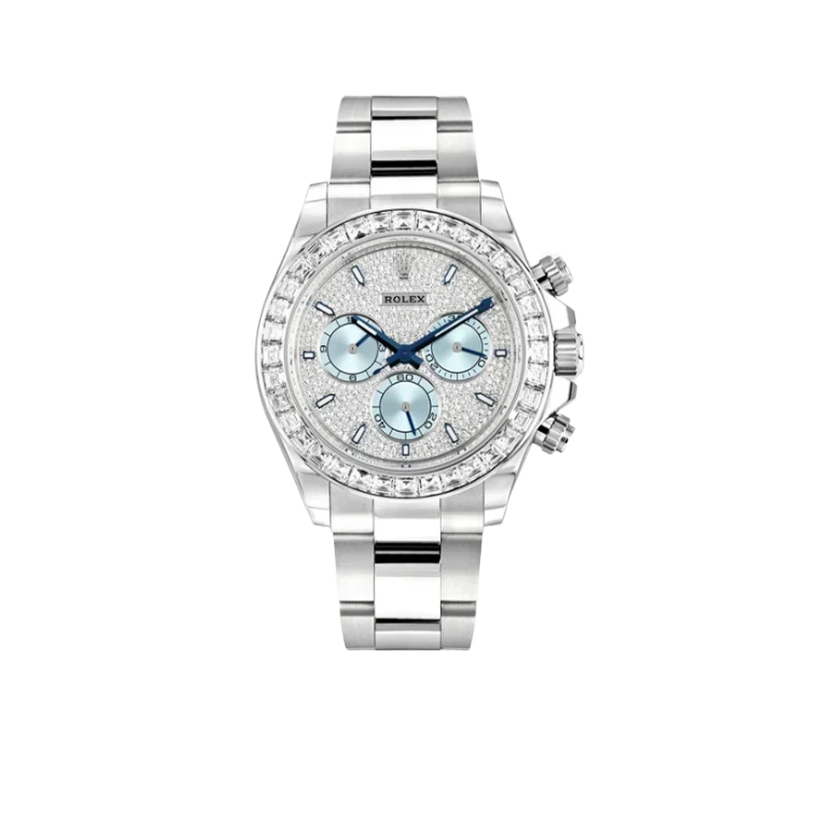 Daytona Diamond Pave Dial Platinum Watch 116576TBR