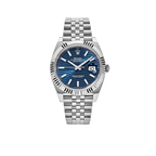 Datejust 41mm 126334 Stainless Steel Fluted Motif Blue Dial Jubilee