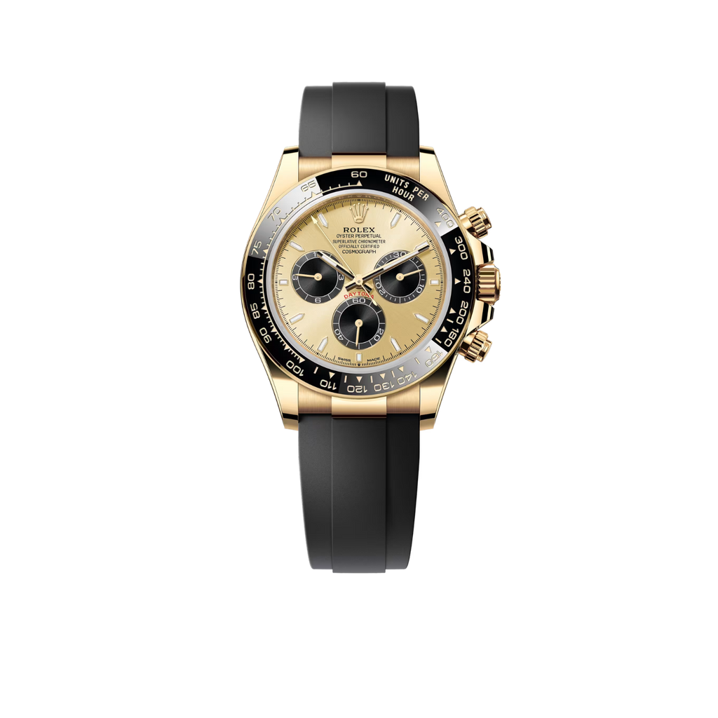 Daytona 40mm Pikachu Yellow Gold Champagne Black Dial 126518LN