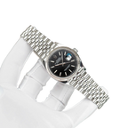 Datejust 41mm Steel White Gold Black Dial Mens Watch m126334-0018
