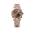 Day-Date 40mm Rose Gold Chocolate Dial m228235-0053