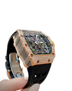RM 11-03 Flyback Chronograph Diamond Set Rose Gold