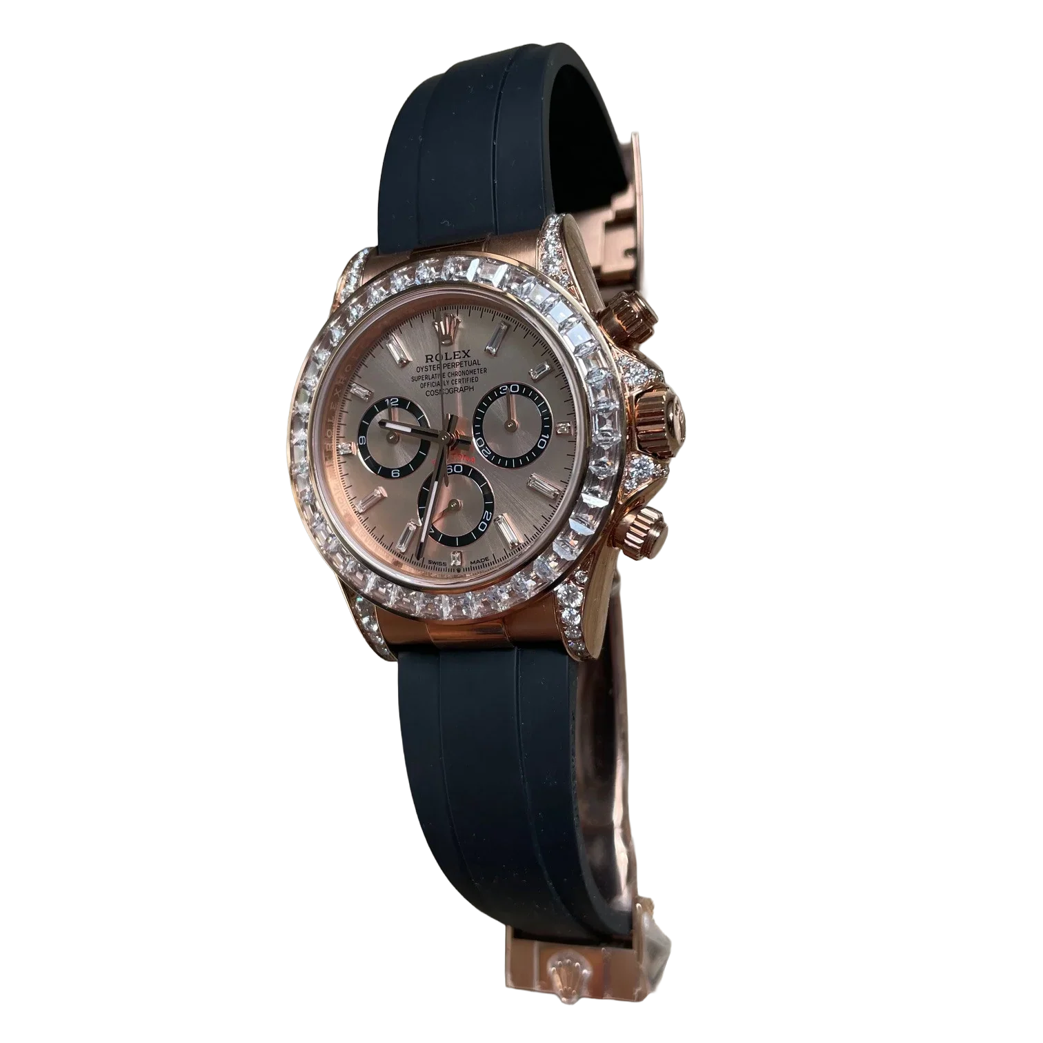 Daytona Cosmograph Everose gold Sundust Dial Diamond 40mm 126535TBR-0002