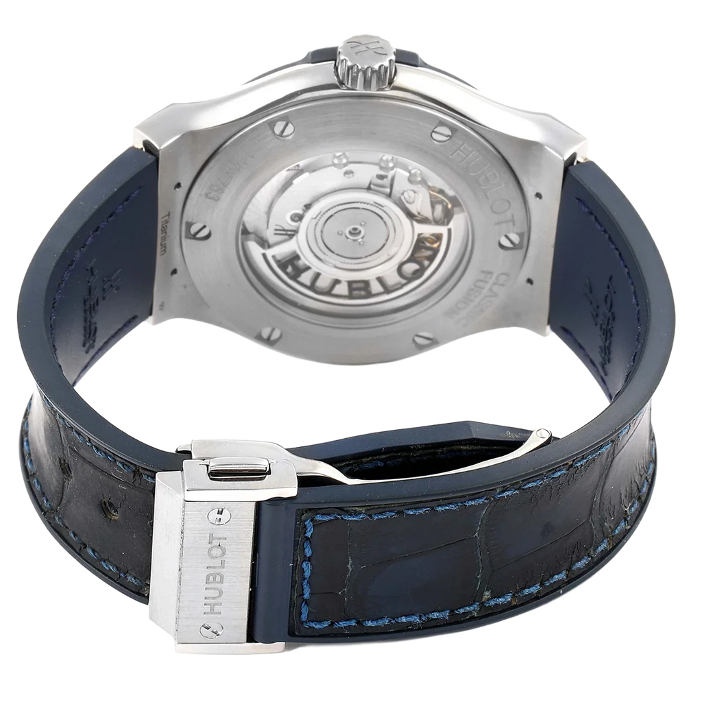 Classic Fusion Titanium 42mm Blue Dial Mens Watch 542.NX.7170.LR