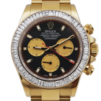Daytona 116508 40mm 18ct Yellow Gold Black Dial Diamond