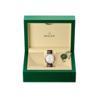 Perpetual 1908 39mm Yellow Gold White Dial Brown Alligator Leather Strap m52508-0006