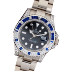 GMT-Master II, Reference 116759SA White Gold Diamond And Sapphire