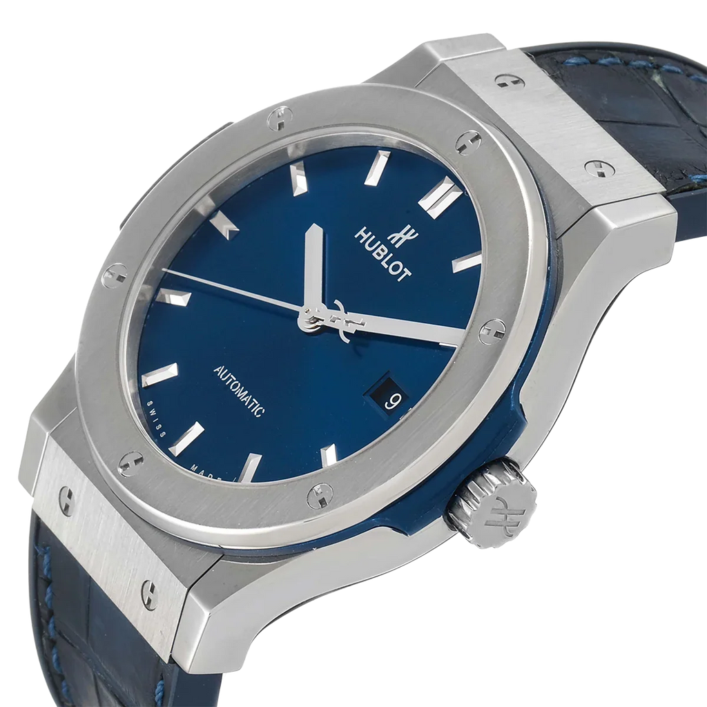 Classic Fusion Titanium 42mm Blue Dial Mens Watch 542.NX.7170.LR