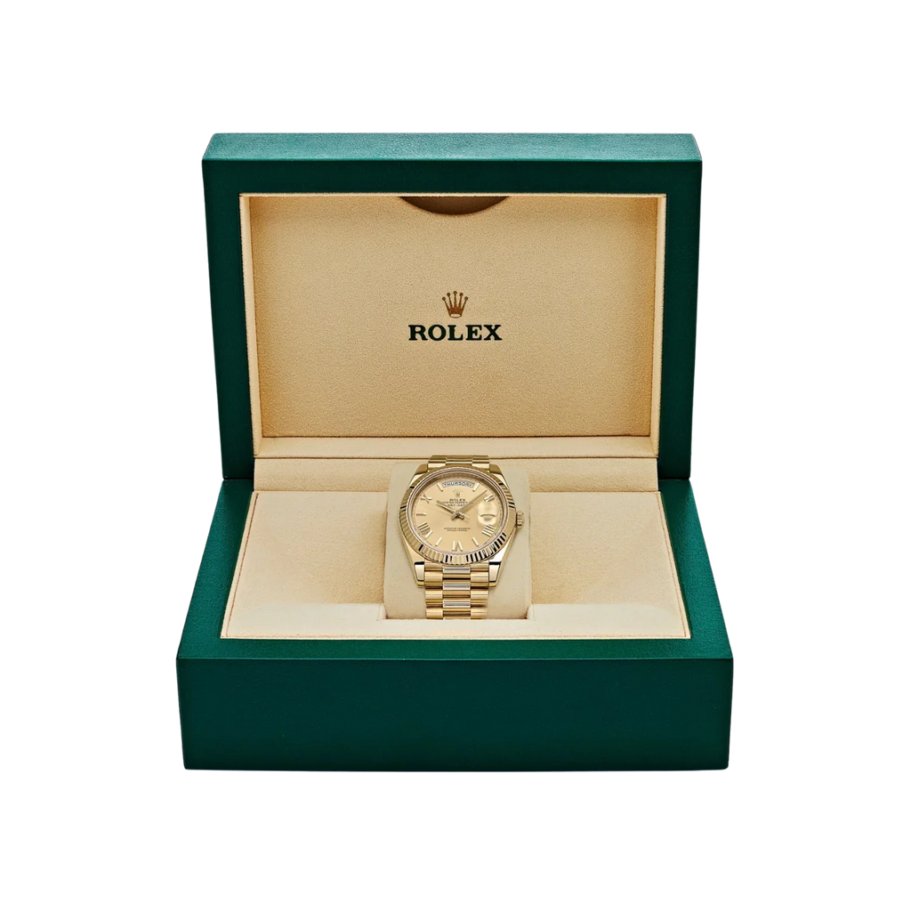 Day-Date 40mm Yellow Gold Champagne Roman Dial m228238-0006
