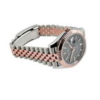 Datejust 41 126331 Rose Gold Stainless Steel Grey Motif Dial Jubilee