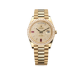 Day-Date 40mm Yellow Gold Diamond Ruby Pave Dial Diamond Bezel 228348RBR