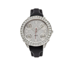 Five Time Zone Steel Diamond 40mm JCM-30