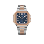 Cubitus 45mm 5821/1AR-001 Stainless Steel Rose Gold Blue Dial