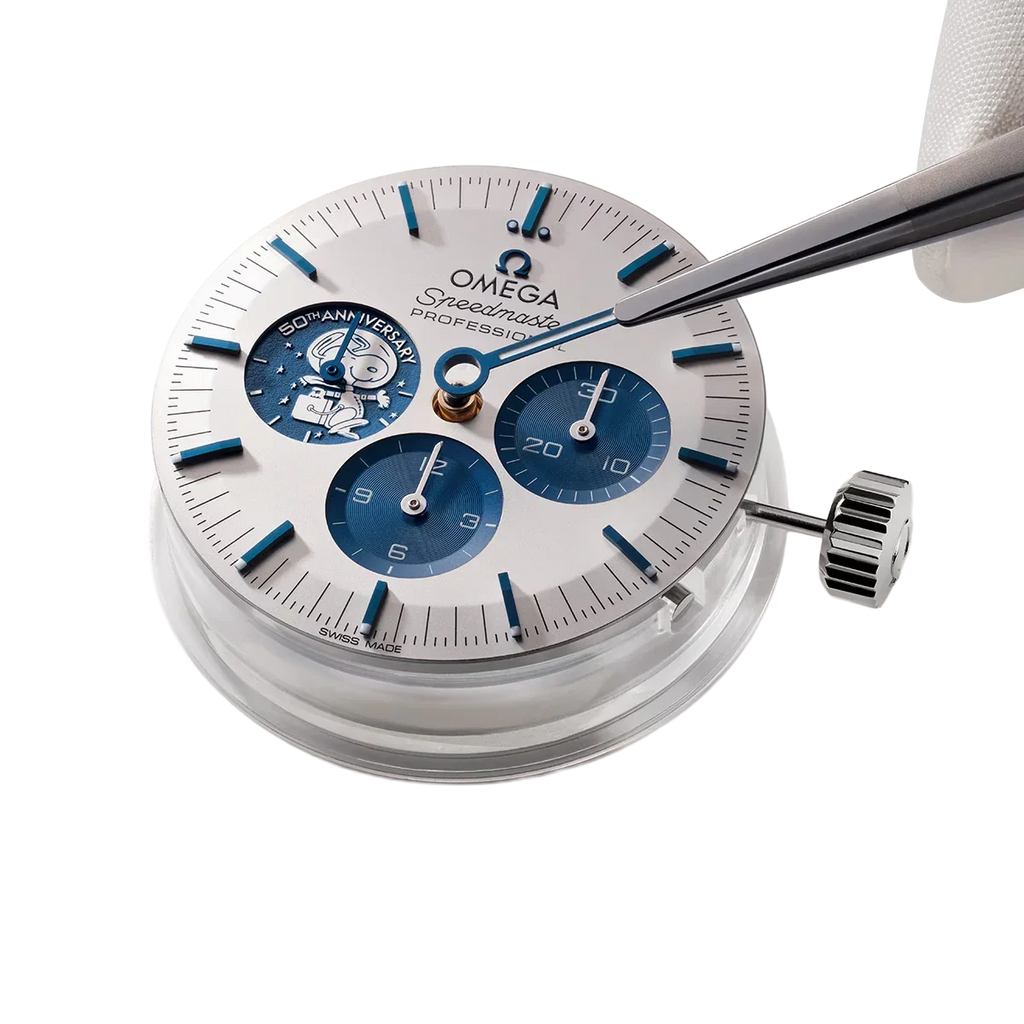 Speedmaster 42mm Silver Snoopy Award 50th Anniversary