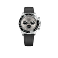 Daytona 40mm 116519 White Gold Steel Index Black Oysterflex Rubber Strap