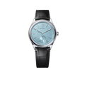 Perpetual 1908 39mm White Gold Platinum Ice Blue Dial Black Alligator Leather Strap m52506-0003