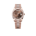 Day-Date 40mm President Rose Gold Diamond Mens Watch 228345