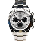 Daytona 40 mm White Gold Silver Dial Mens Watch M126509-0003