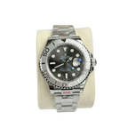 Yacht-Master 40 mm Dark Rhodium Dial, Stainless Steel Oyster Bracelet Mens Watch M126622-0001