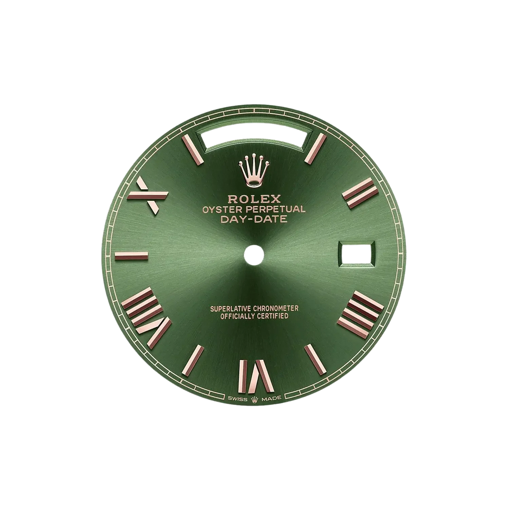 Day-Date Oyster Everose gold 40mm Green Olive 228235