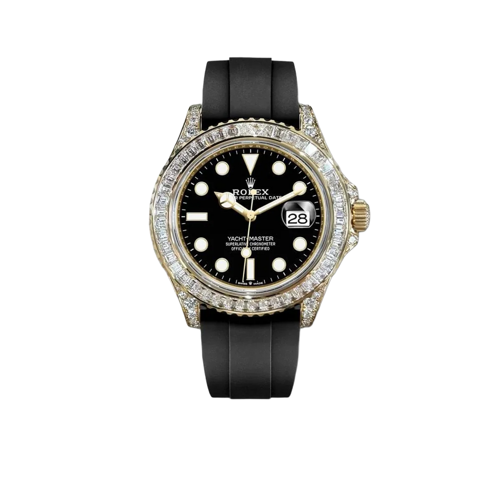 Yacht-Master 42  Yacht-master 42mm 226668 Yellow Gold Baguette Bezel Diamond