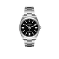Oyster Perpetual 41mm Black Dial Steel Mens Watch 124300