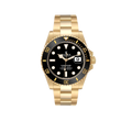 Submariner 41mm Yellow Gold Black Dial Bezel Mens Watch 126618