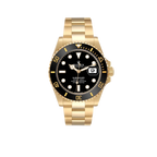 Submariner 41mm Yellow Gold Black Dial Bezel Mens Watch 126618