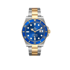 Submariner 41mm Steel Yellow Gold Blue Dial Mens Watch 126613