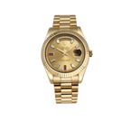 President Day-Date II 41mm 218238 18k Yellow Gold & Ruby Dial