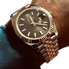 Datejust 41mm Steel & Everose Gold Chocolate 126331-0002