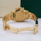 Daytona 116508 40mm 18ct Yellow Gold Black Dial Diamond