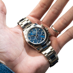 Daytona Blue Dial 40mmWhite Gold Chronograph Mens Watch 126509