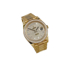 Day-Date 40 228348RBR Yellow Gold Diamond Dial Diamond Bezel