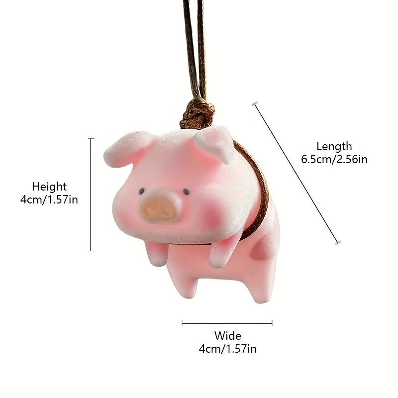 Cute Pig Car Pendant