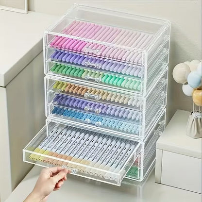 Large Capacity Acrylic Pen Holder