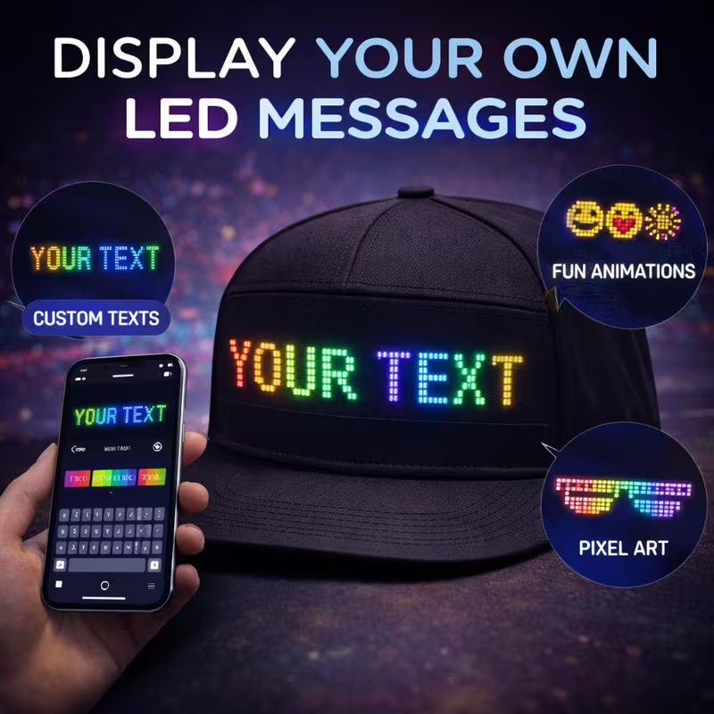 Programmable LED Hat