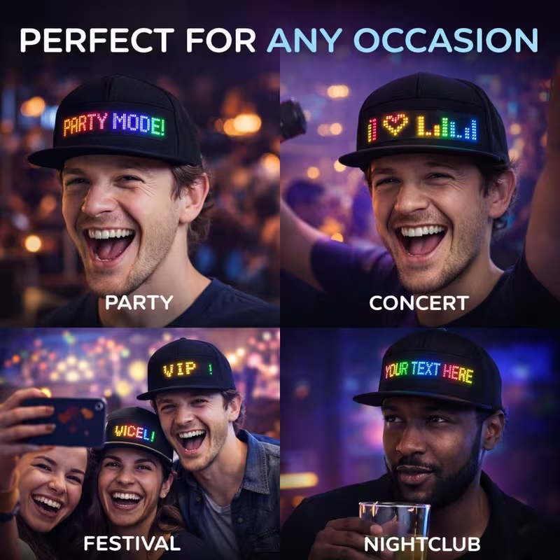 Programmable LED Hat