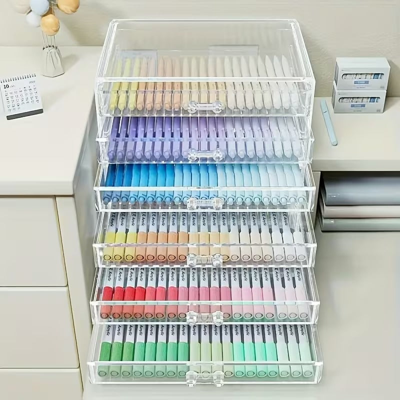 Large Capacity Acrylic Pen Holder