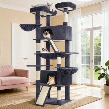 Cat Tree 82 in Multi-Level Cat Tower for Indoor Cats