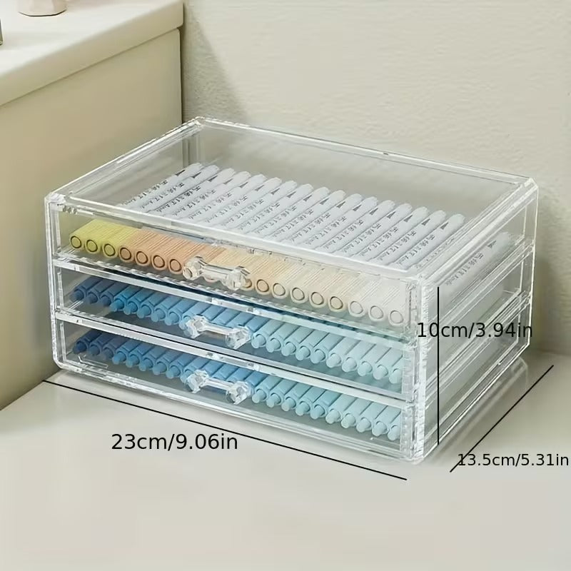 Large Capacity Acrylic Pen Holder