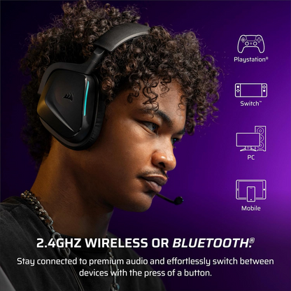 Corsair Void v2 Wireless Gaming Headset with Bluetooth for PC