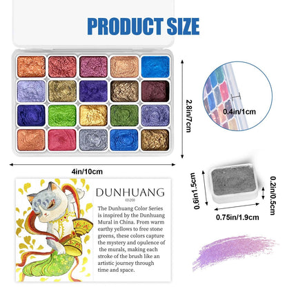 Achiver Mini Glitter Watercolor Paint Set