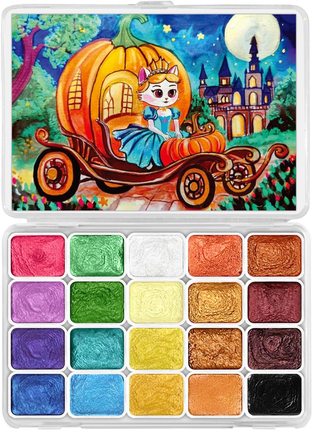 Achiver Mini Glitter Watercolor Paint Set