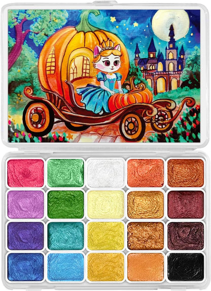 Achiver Mini Glitter Watercolor Paint Set