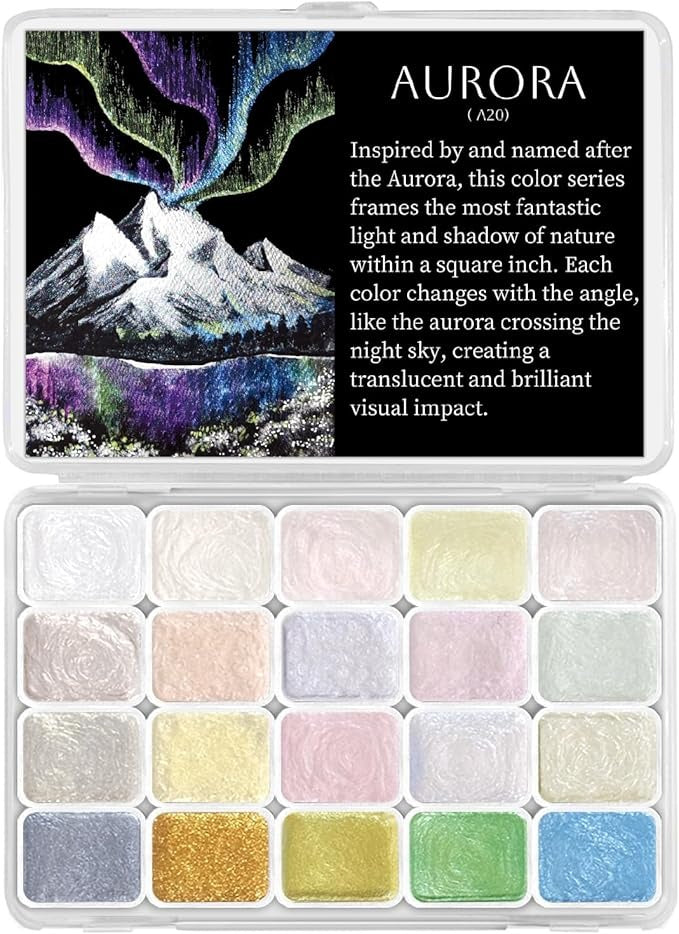Achiver Mini Glitter Watercolor Paint Set