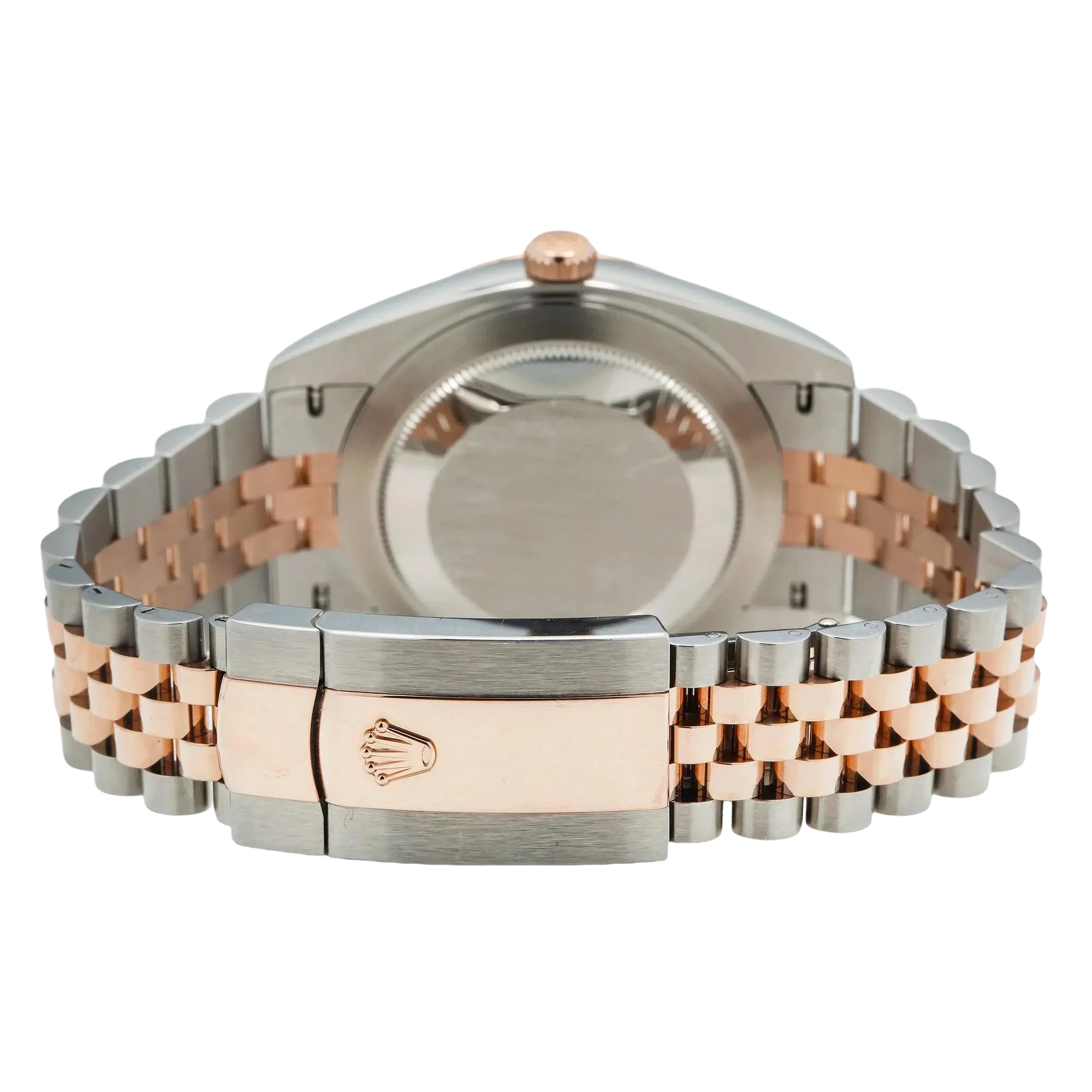 Datejust 41MM 126331 Chocolate Diamond Dial Fluted Bezel Two Tone Rose Gold Jubilee Bracelet